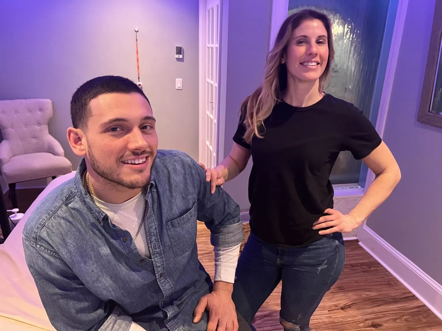 Danielle Ormsby and Dr. Dillon Kenul — O Light Body Bar founders